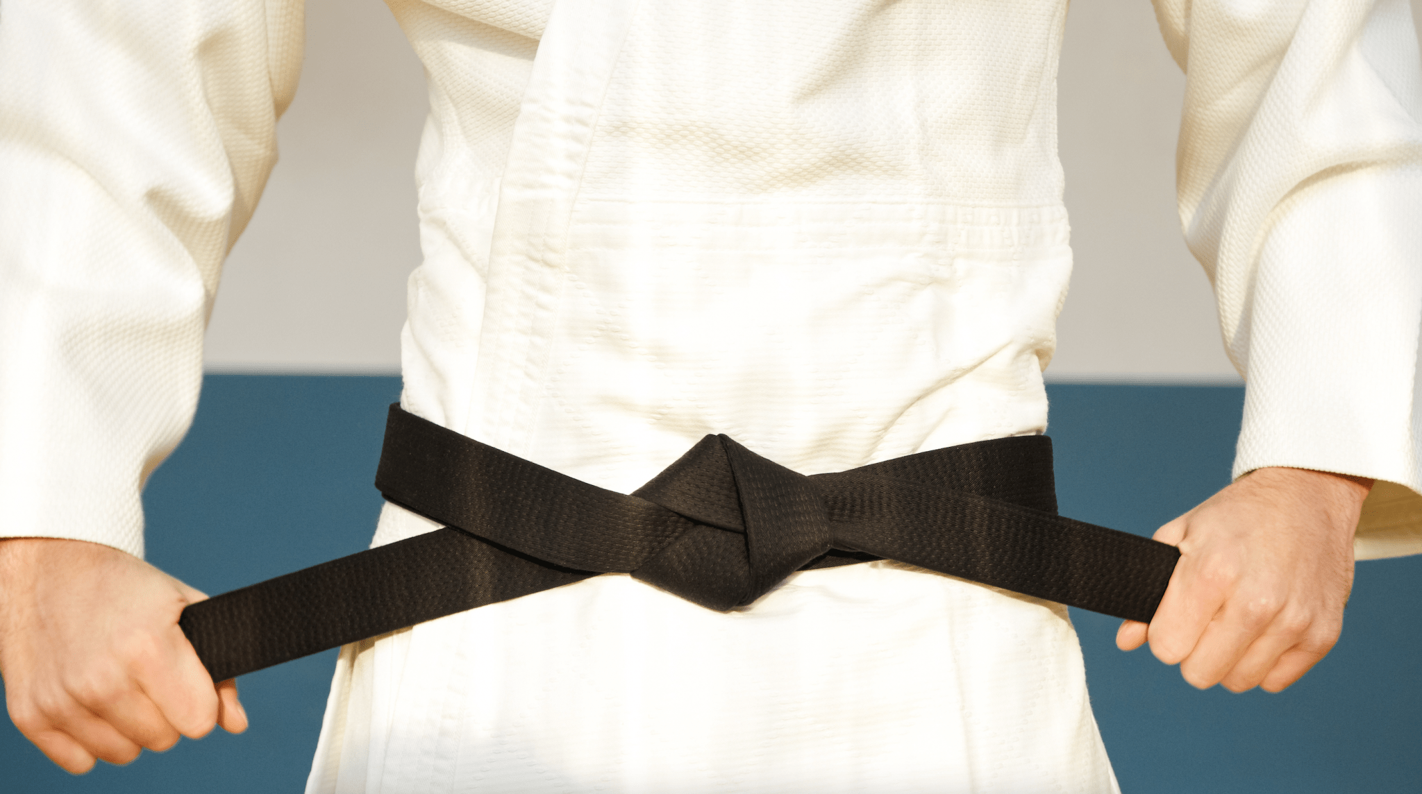 Taekwondo sales belt knot