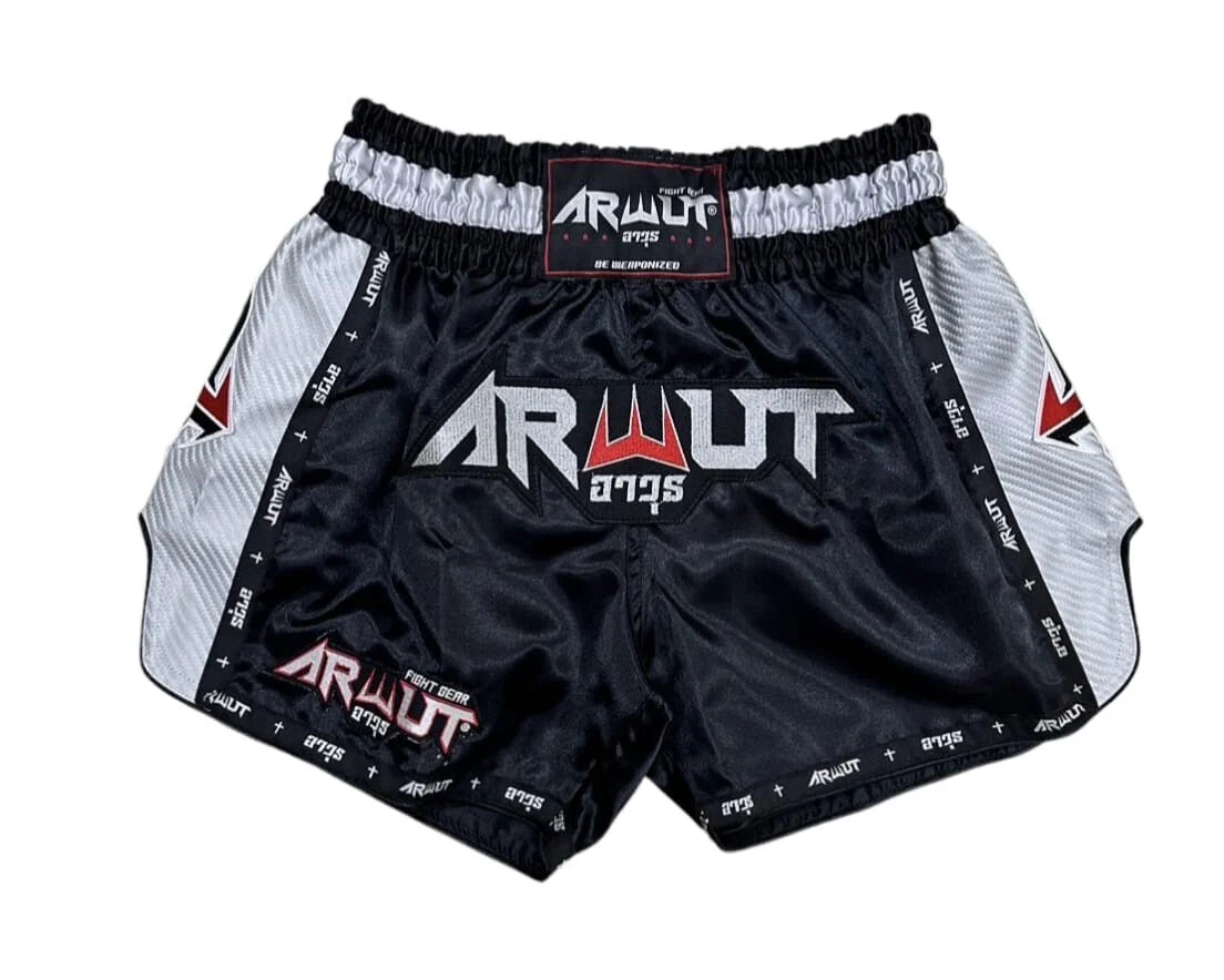 Arwut Muay Thai Shorts "Carbon" Edition