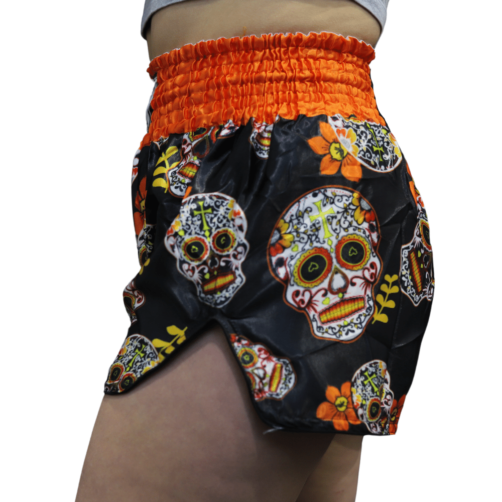Punch® – Candy Skulls- Ladies Muay Thai Shorts