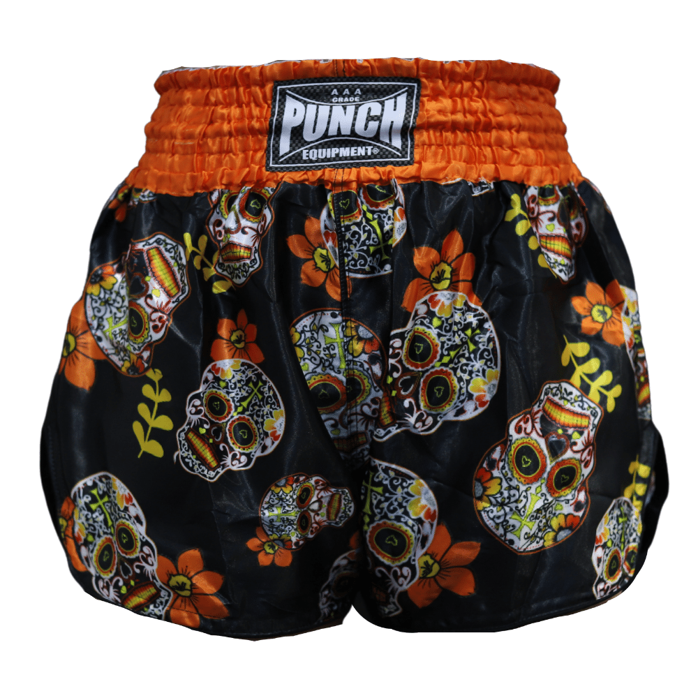 Punch® – Candy Skulls- Ladies Muay Thai Shorts