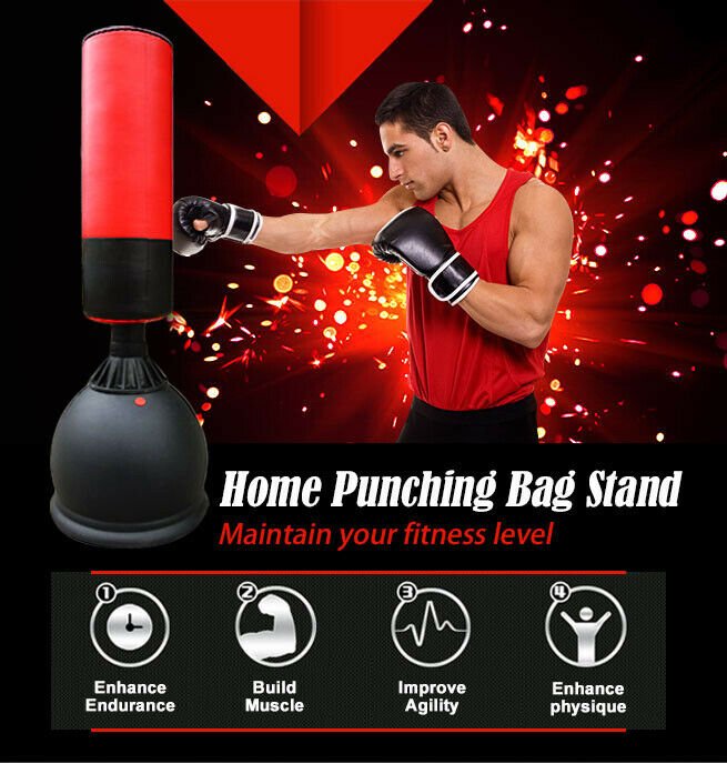 Free Standing Boxing Bag: 165cm