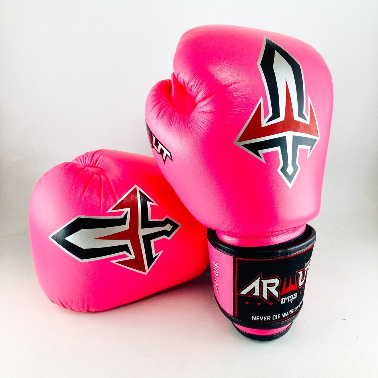 Arwut Muay Thai Boxing Gloves BG1-Pink-8oz-AWT-BG1-PINK-8