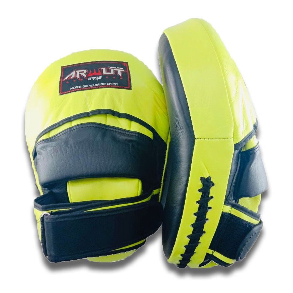 Arwut Focus Mitts Black Neon Yellow