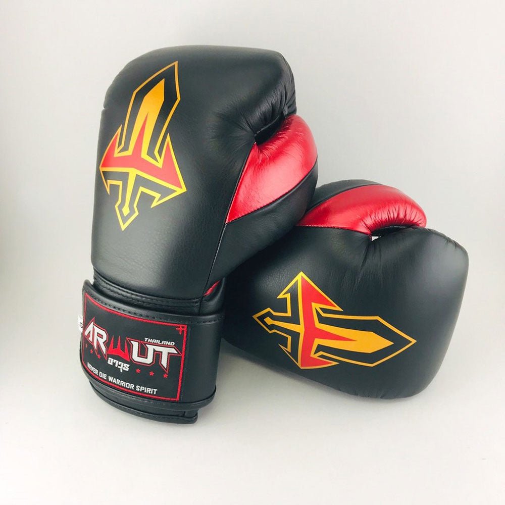 Arwut BG2 Black Version Muay Thai Gloves