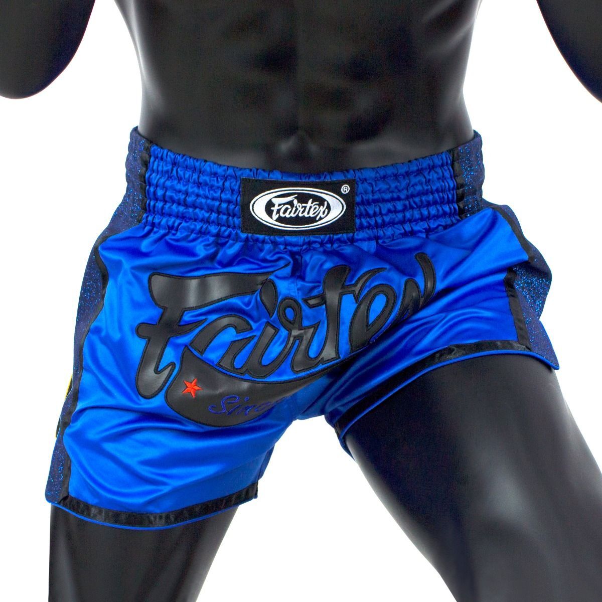Fairtex Muay Thai Boxing Shorts BLUE SLIM CUT (BS1702)