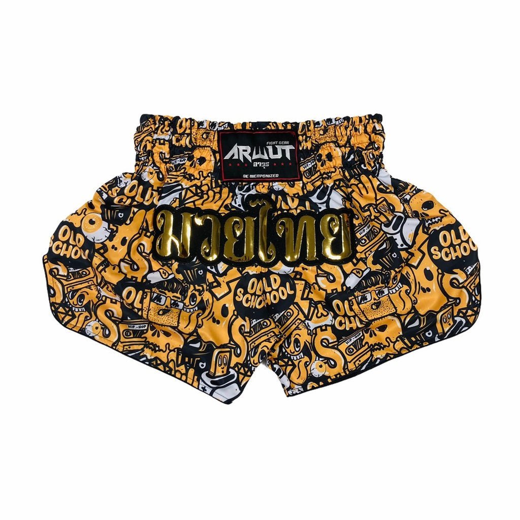 Arwut Muay Thai Shorts "Old School Graffiti"