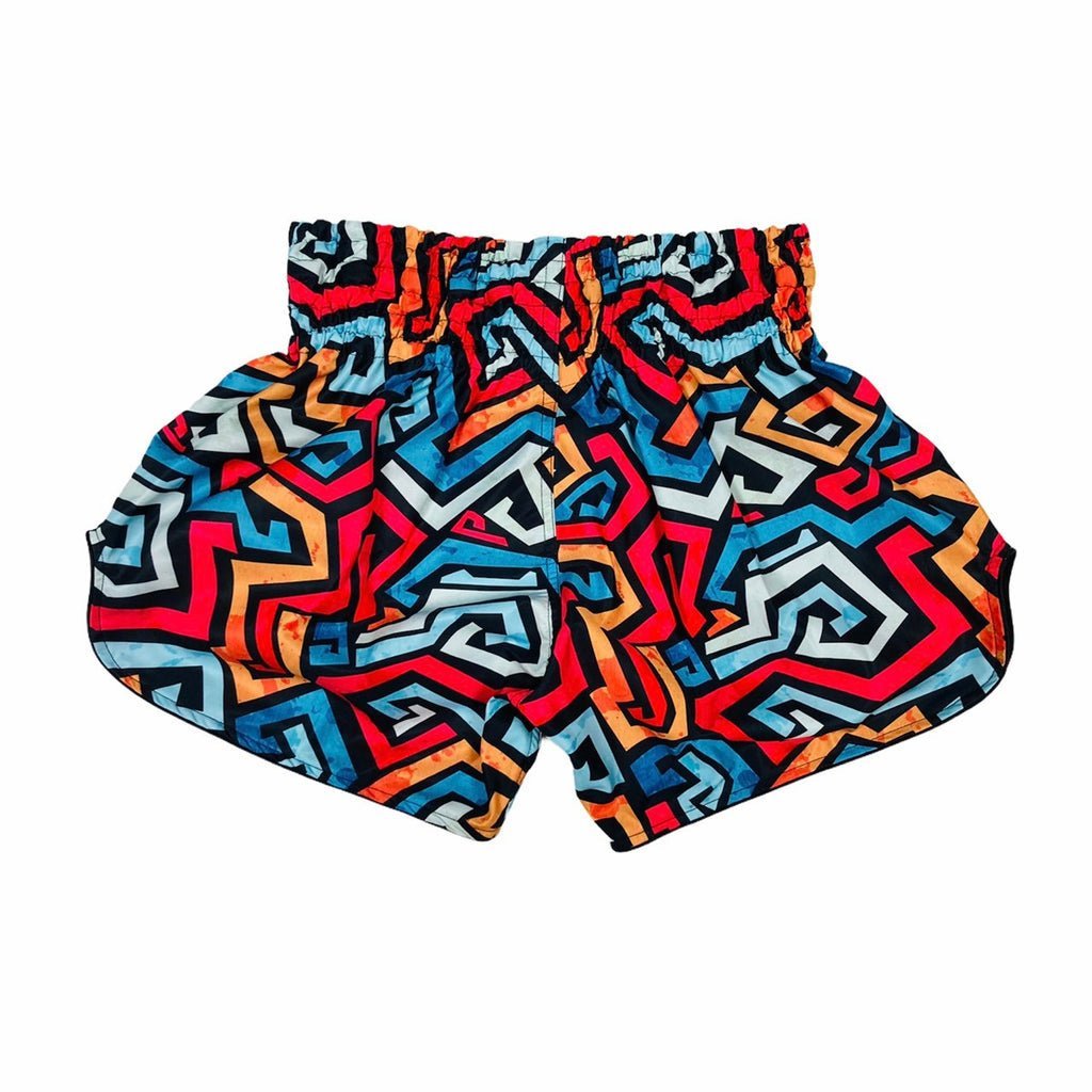 Arwut Muay Thai Shorts "Zig Zag Maze"