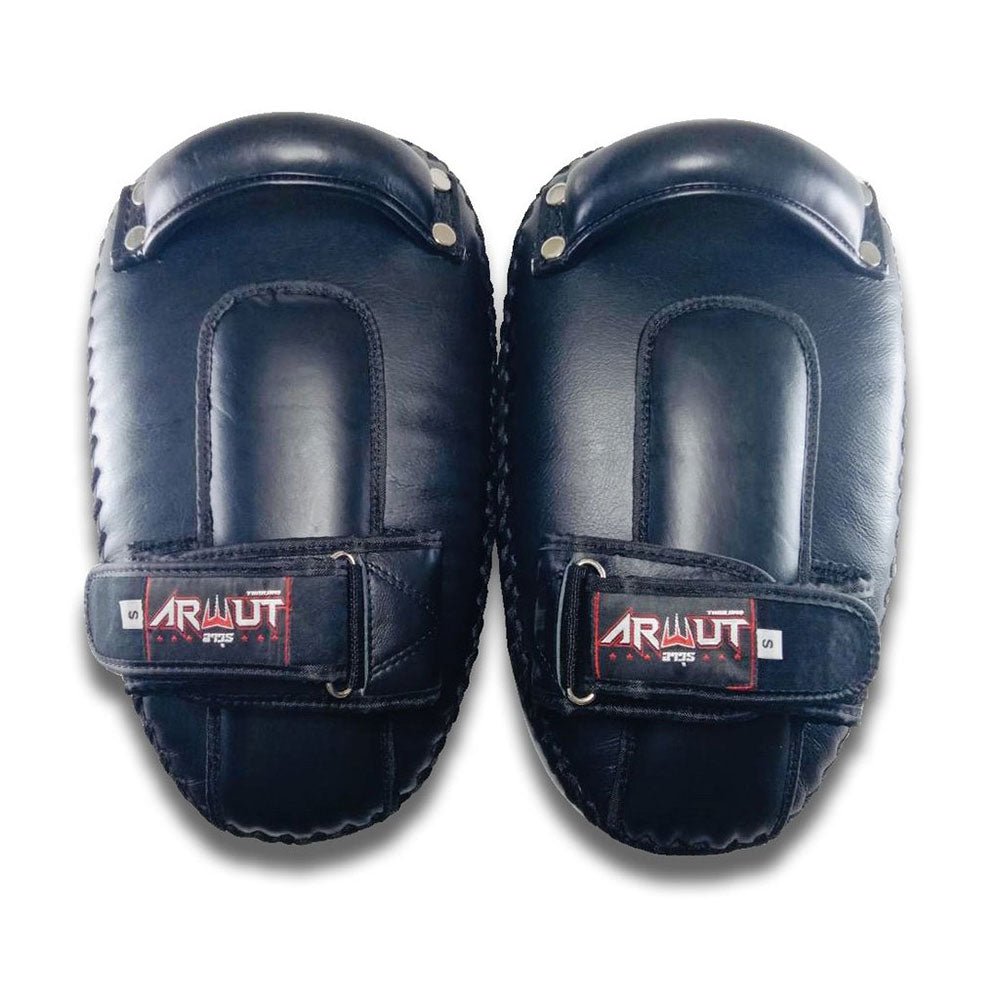 Focus Mitts Muay Thai Equipment Back View Black