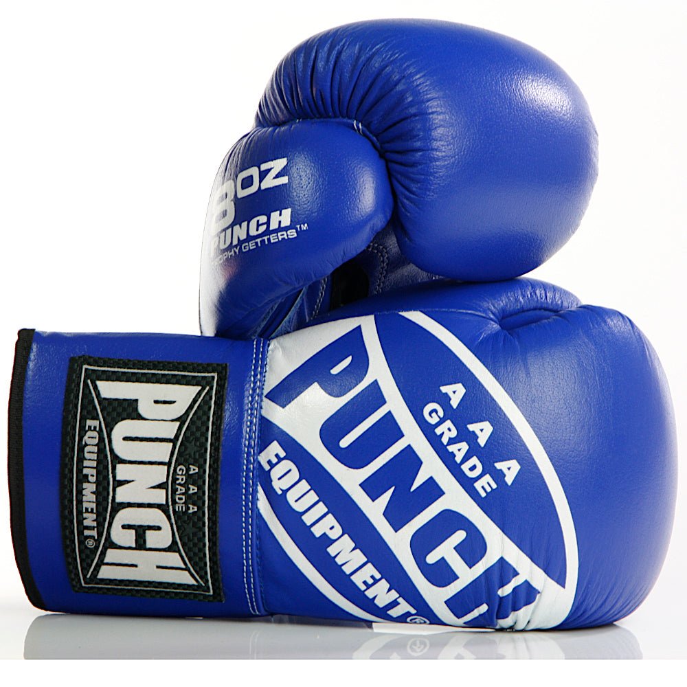 TROPHY GETTERS® LACE UP BOXING FIGHT GLOVES 8oz