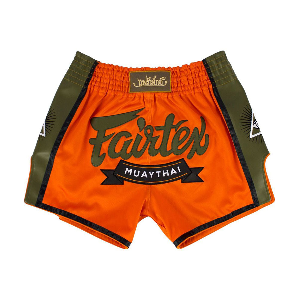 Muay Thai Shorts - BS1705 Orange Front