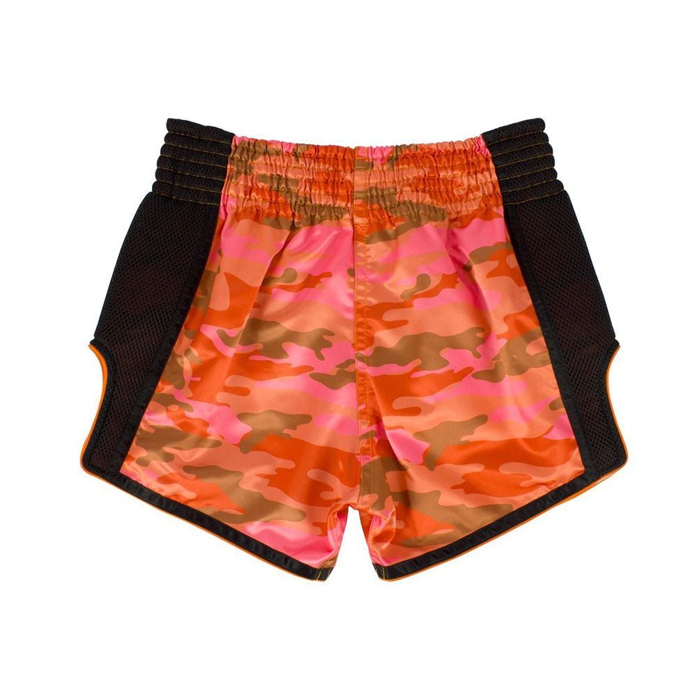 Muay Thai Shorts Orange Camo BS1711