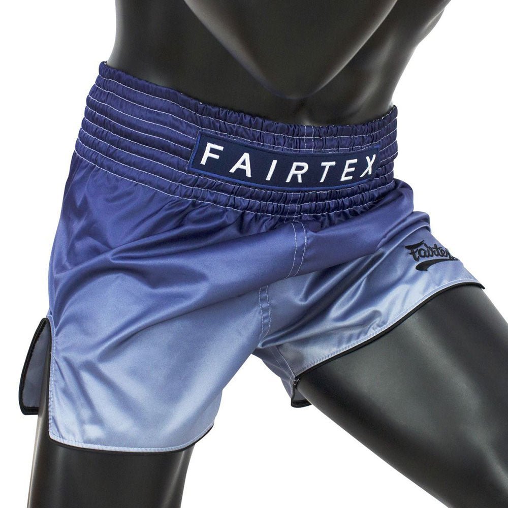 Muay Thai Shorts - BS1905 Fade (Blue) Front Side