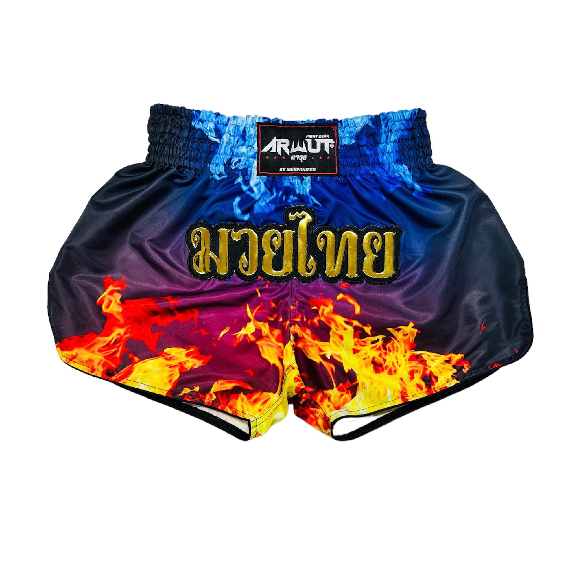 Arwut Muay Thai Shorts "Blaze" Front