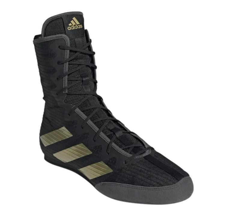 Box Hog 4 Boxing Boots Black/Gold By Adidas