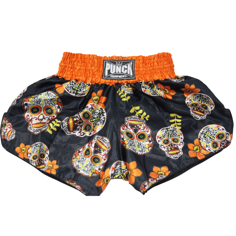 Punch® – Candy Skulls- Ladies Muay Thai Shorts
