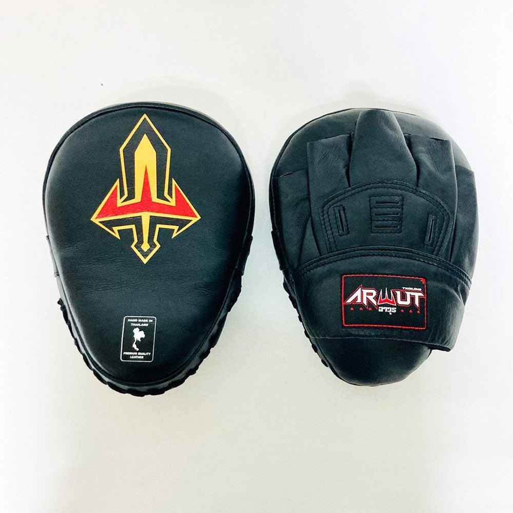 Arwut Focus Mitts Curved Black/Black Front and Palm
