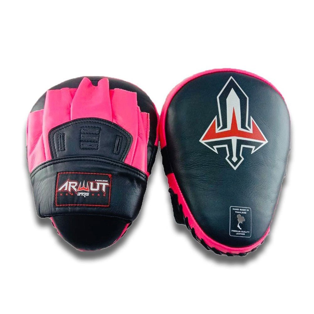 Pink Curved Boxing Pads