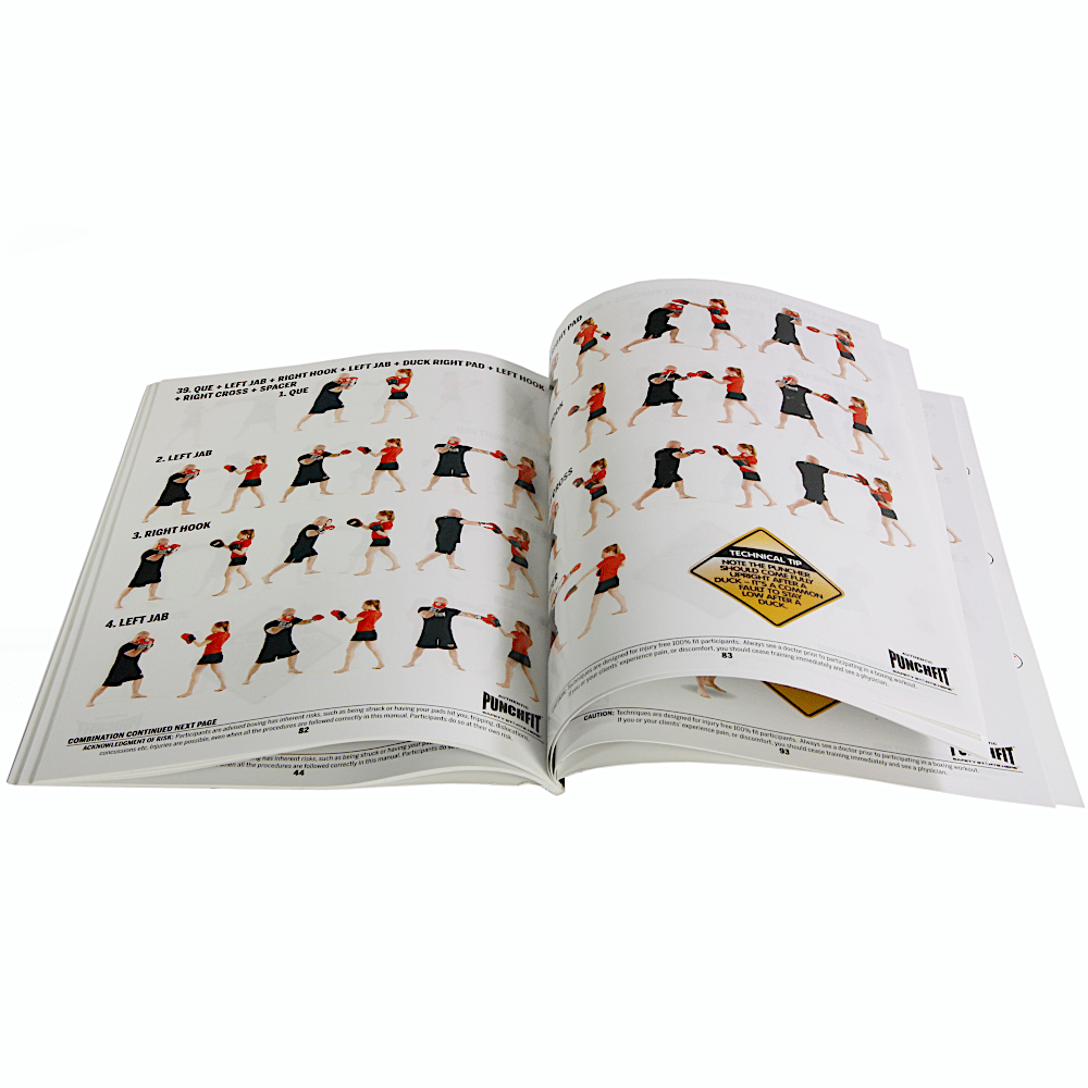 Punchfit® 50 Pad Work Boxing Combinations Book