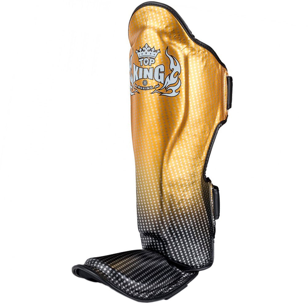 Top King "Superstar' Leather Shin Guards