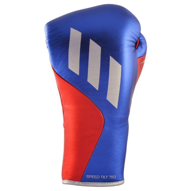 Speed Tilt 750 Pro Fight Glove Blue Metallic Red