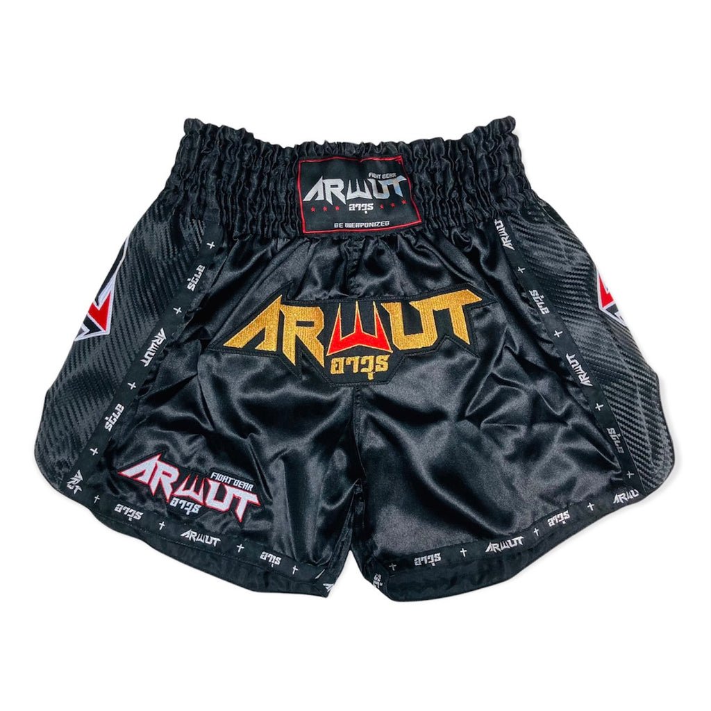 Arwut Muay Thai Shorts "Carbon" Edition