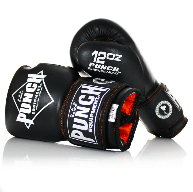 Punch Muay Thai Boxing Gloves Black Diamond