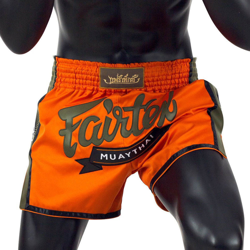 Muay Thai Shorts - BS1705 Orange Front