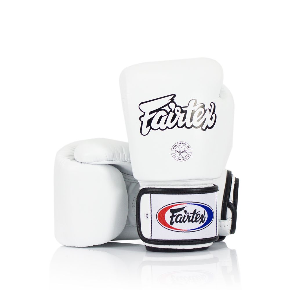 White Fairtex Boxing Gloves 