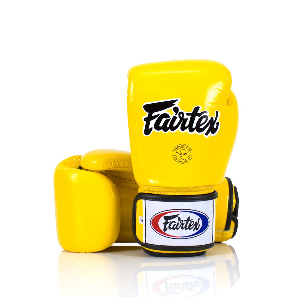 Fairtex Yellow Boxing Gloves 