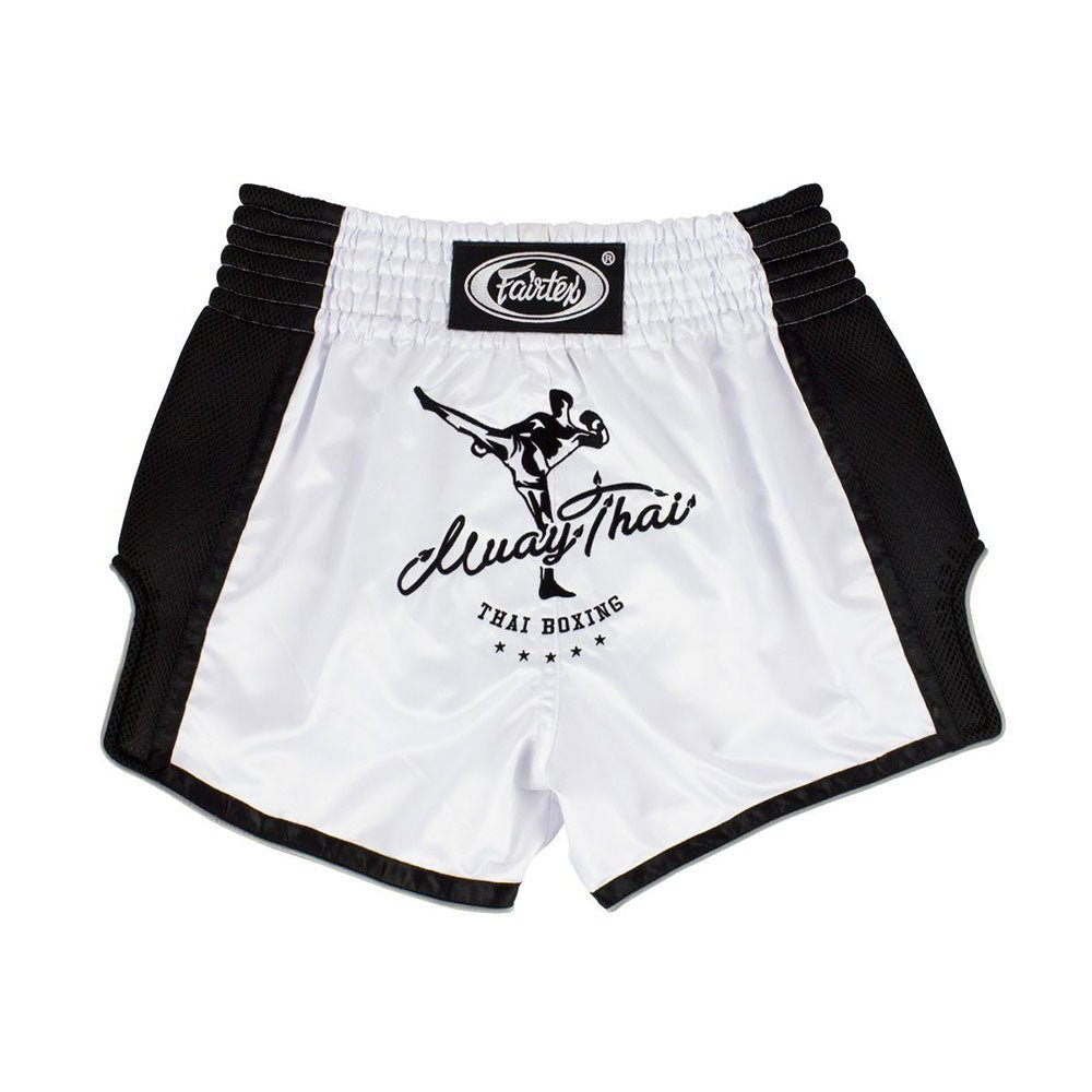 BS1707 Muay Thai Shorts White 