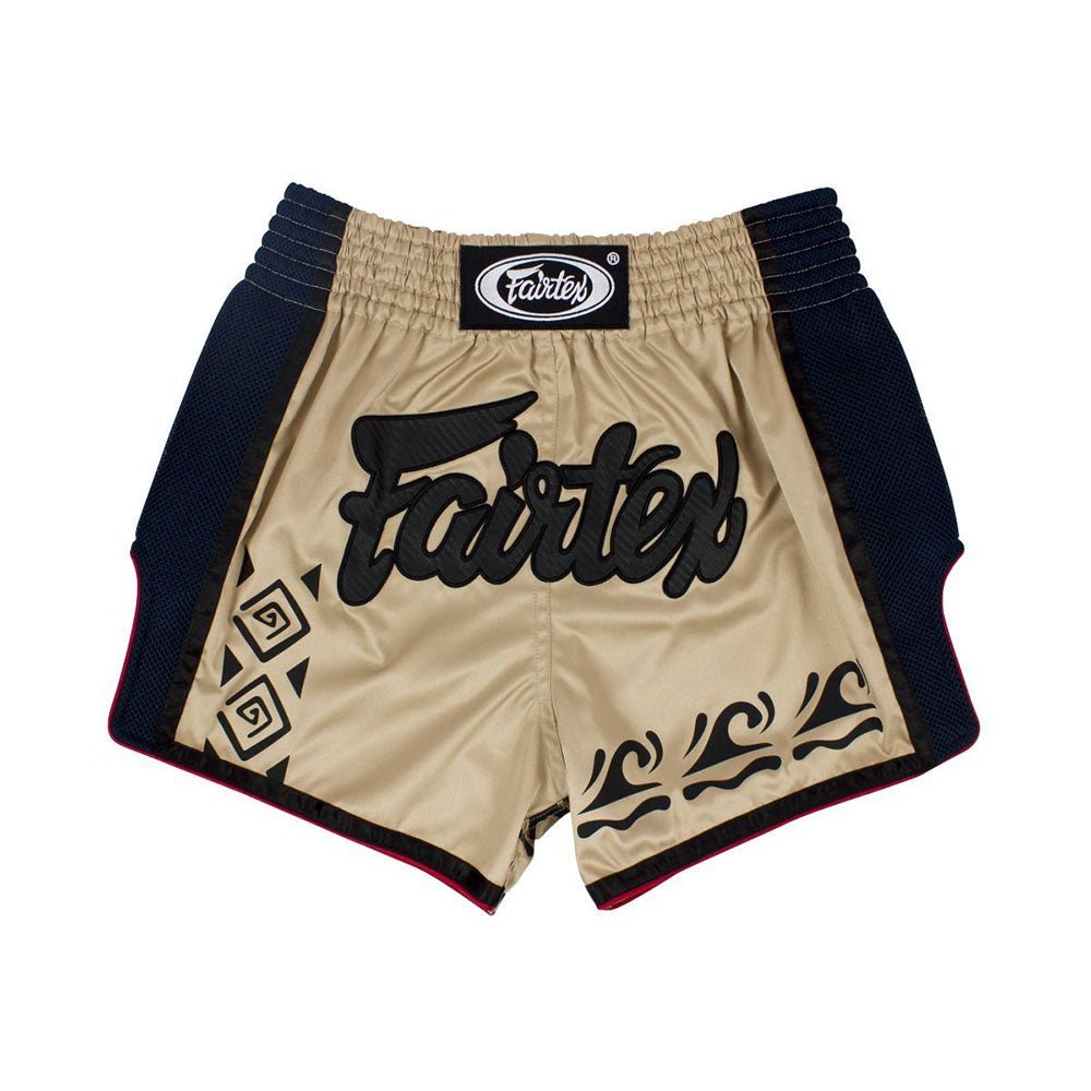 Fairtex BS1713 Khaki Slim Cut Muay Thai  Shorts