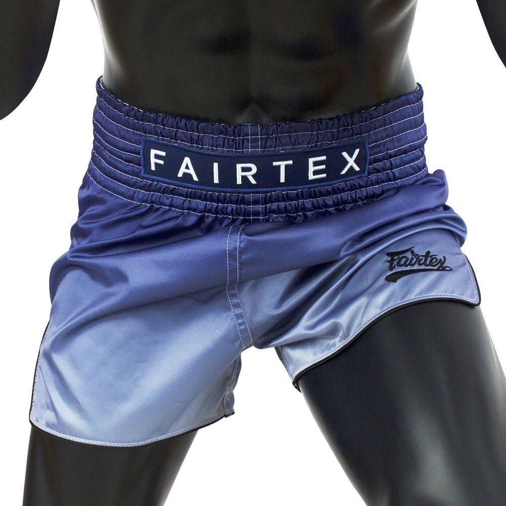 Muay Thai Shorts - BS1905 Fade (Blue) Front