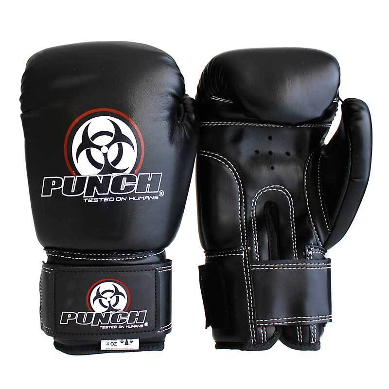 4OZ Black Boxing Gloves  