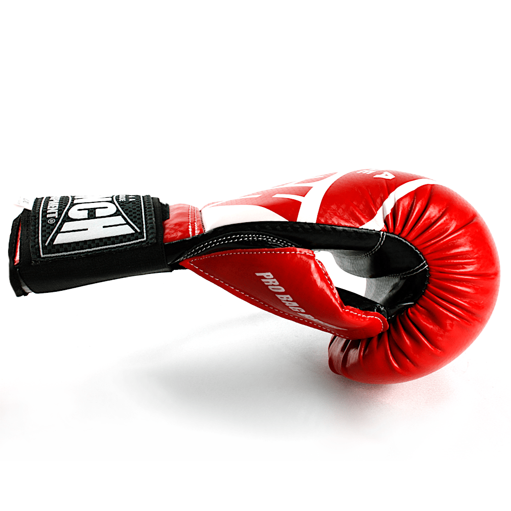 Black Red White Boxing Gloves 