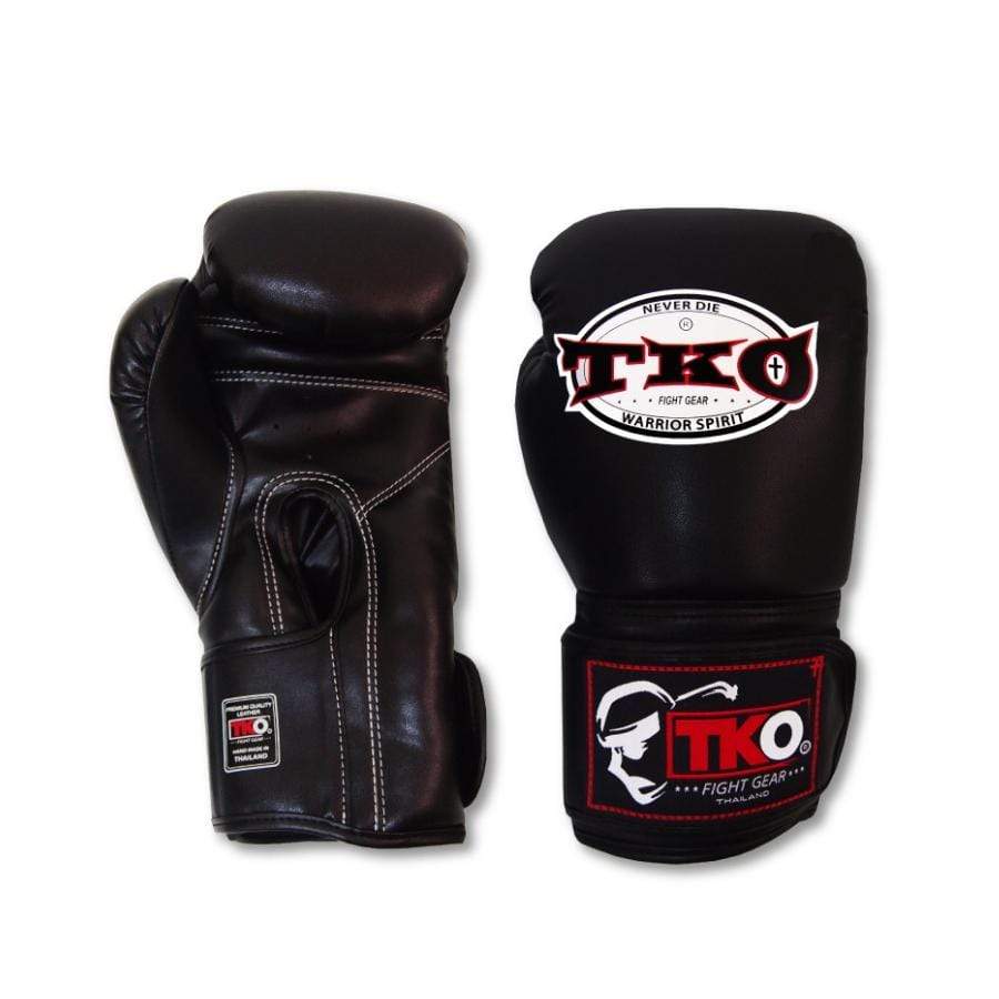 Black TKO Boxing Gloves 